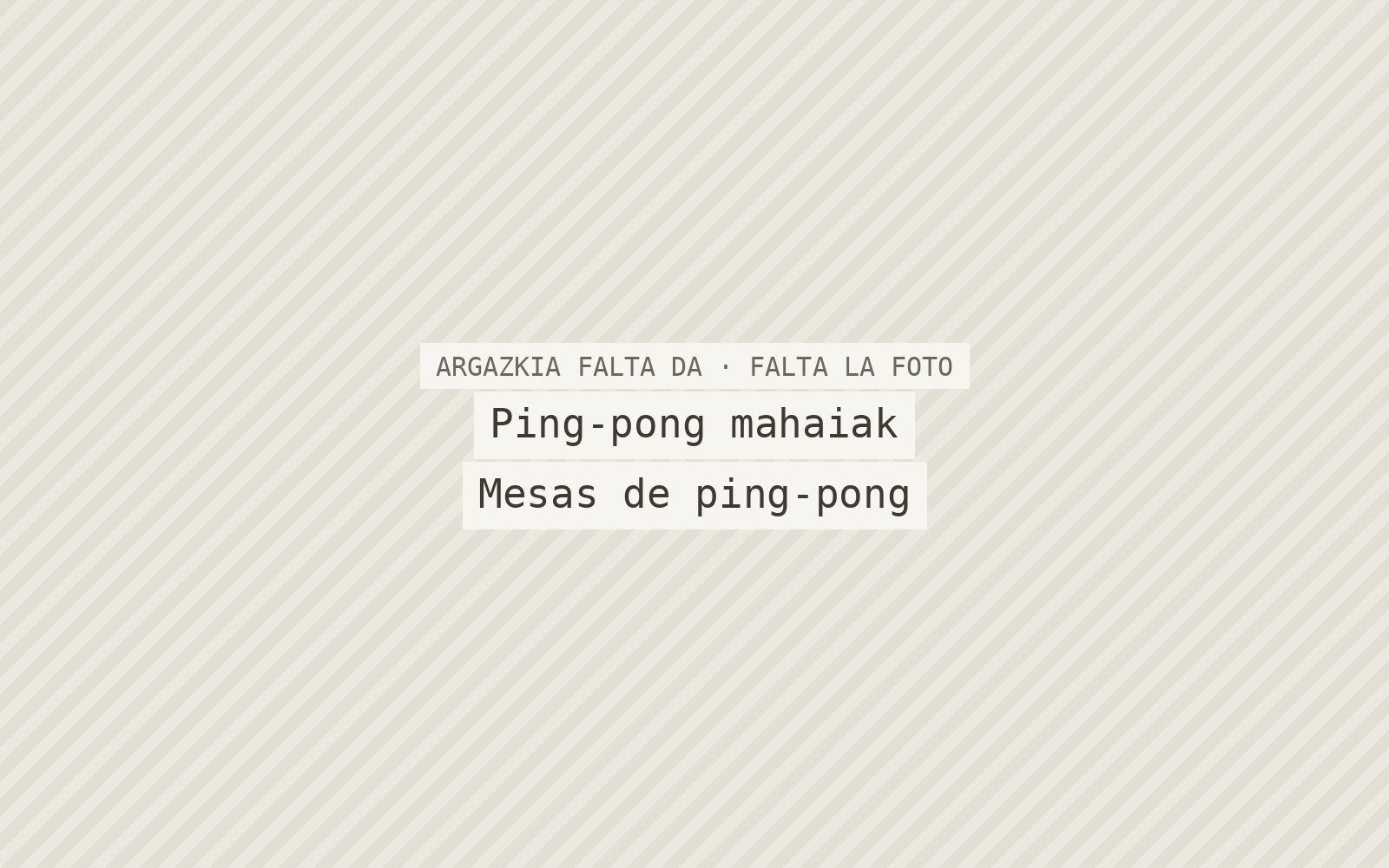 Ping-pong mahaiak